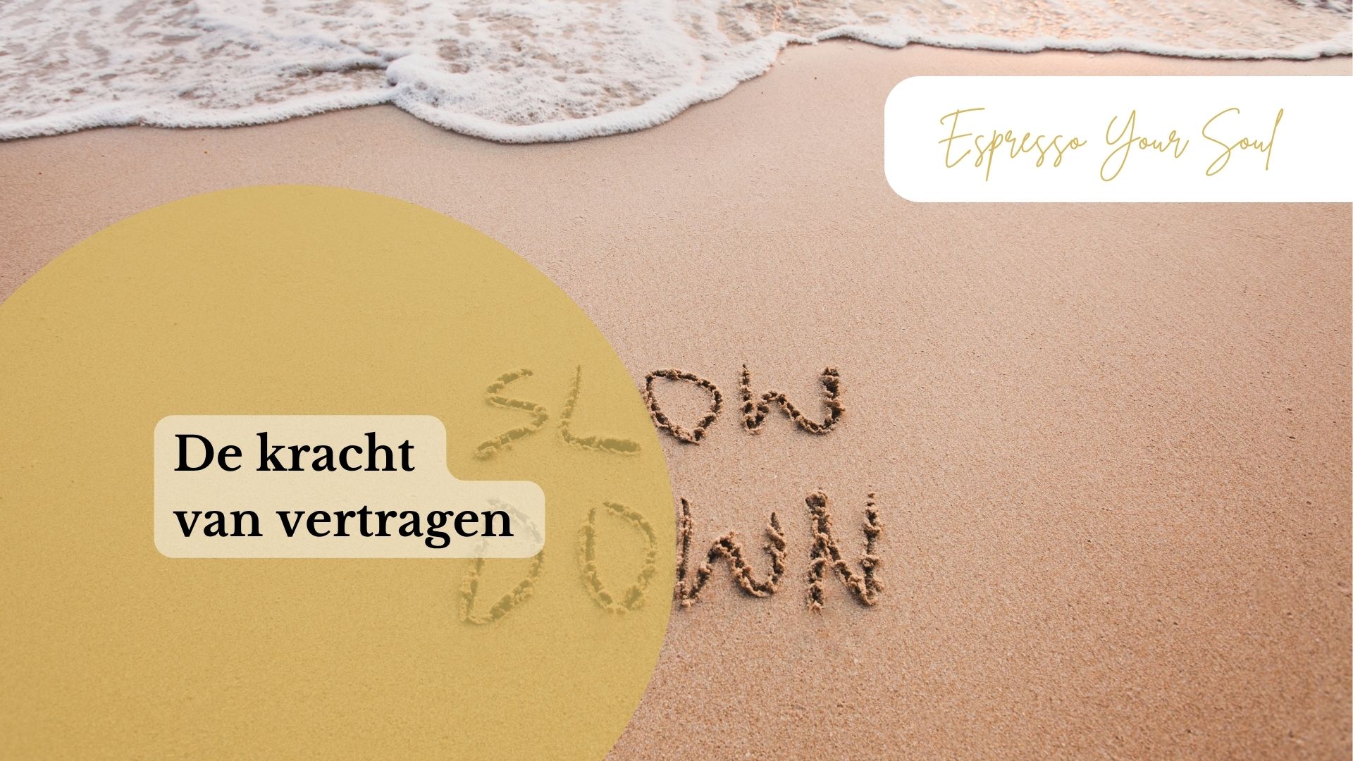De kracht van vertragen.
