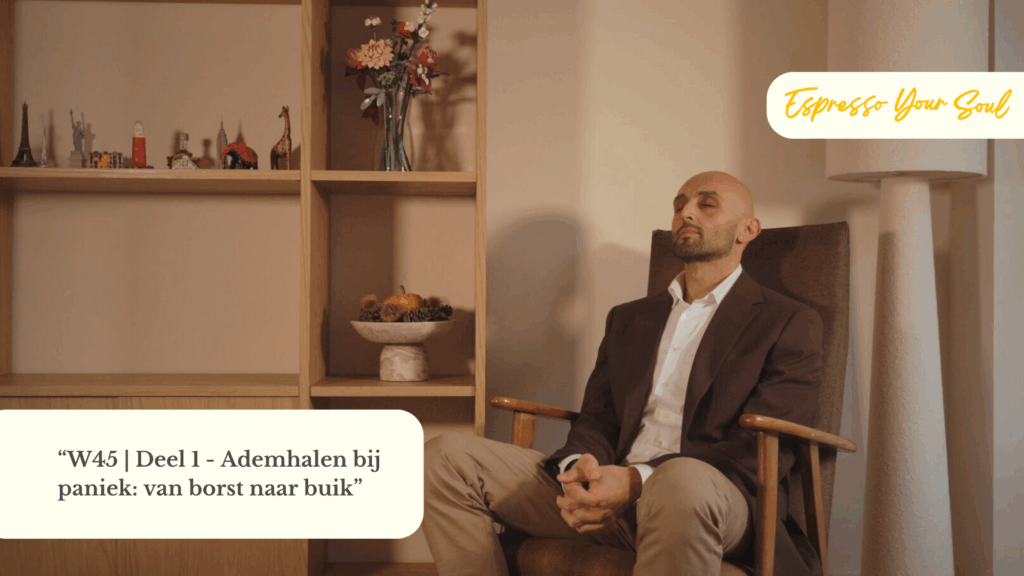 Dogac Akdag leert bewust ademhalen bij paniek, Espresso Your Soul.